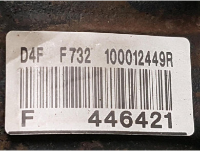 Engine type D4F732 - Dacia SANDERO II PH.1 - J1-6086R