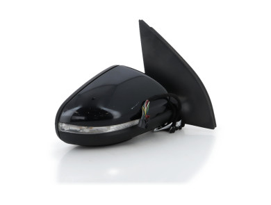 Right wing mirror - Volkswagen GOLF VI - Noir - 5K0857508AF9B9 - L1-6487L