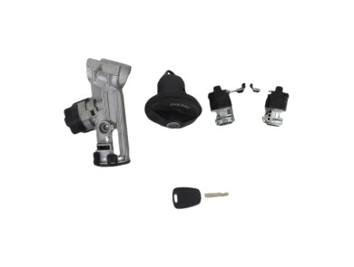 Steering lock and door key cylinders kit used - Peugeot BOXER - 00004162VN