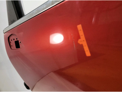 Left front door - Citroen C4 PICASSO I - Rouge Fonce - 00009002X7 - F1-6751H