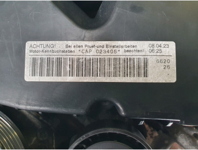 Engine type CAPA - Audi A5 - V1-6215J