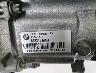 Gearbox type GETRAG-AU4 - BMW SERIE 1 II PH.1 - M1-6406H
