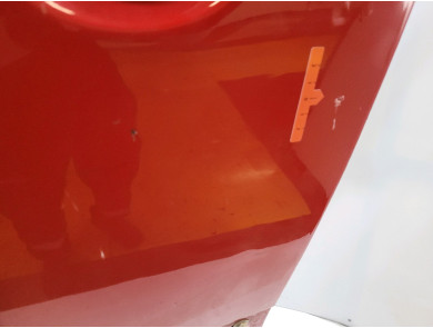Left door (3-door models only) - Citroen C2 - Rouge Fonce - 9002T1 - P0-2425T