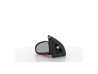 Left wing mirror - Chevrolet AVEO I - Rouge Fonce - 96600400 - N0-2214Q