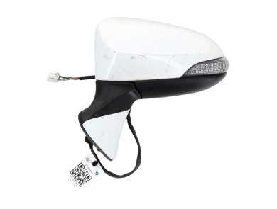 Left wing mirror - Toyota VERSO PH.2 - Blanc - 879400F120 - Q1-6041K