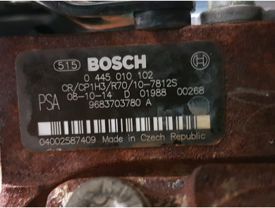 Engine type 9H01 - Peugeot 3008 I PH.1 - P1-8992N