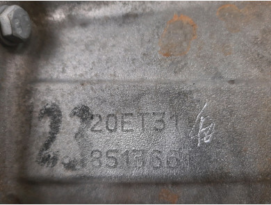 Boîte de vitesses type 20ET31 - Peugeot 208 I PH.2 - J1-6199B