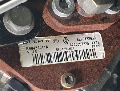 Engine type K9K752 - Renault MODUS PH.1 - H1-6181H
