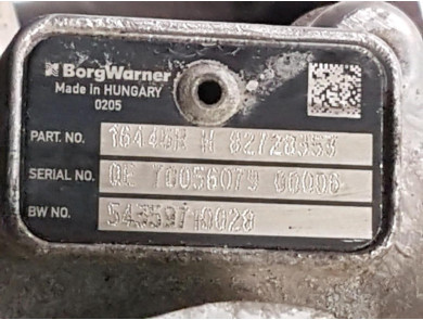 Moteur type K9K612 - Renault CLIO IV PH.1 - W1-3604L