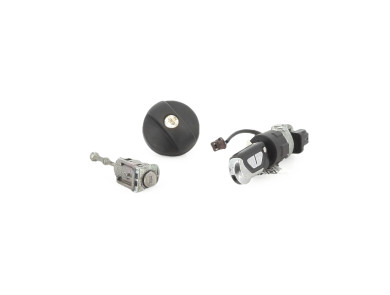 Steering lock and door key cylinders kit - Citroen DS3 I PH.1 - 9806016180 - E1-4681P