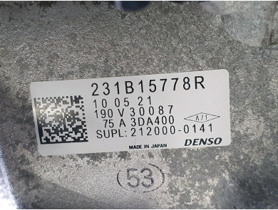 Boîte de vitesses type DB1012-9588R - Renault ARKANA - A1-9090W