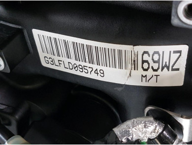 Engine type G3LF-96AQ107F00 - KIA RIO IV PH.1 - T1-4126R