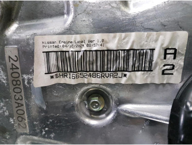 Engine type HR16 - Nissan JUKE II PH.2 - G0-7020A