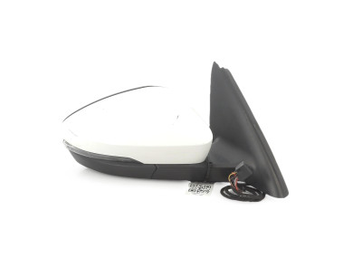 Right wing mirror - Skoda OCTAVIA III PH.2 - Blanc - 5E1857508N - F0-6876G