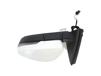 Left wing mirror - Skoda OCTAVIA III PH.2 - Blanc - 5E1857507N - H0-7004M