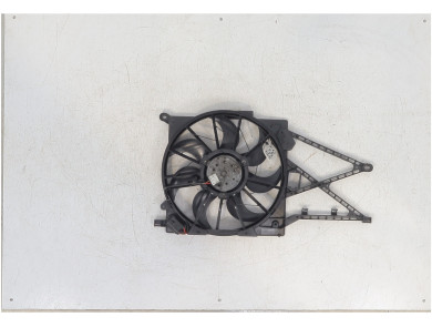 Radiator fan + mounting used - Opel ASTRA - 24431828