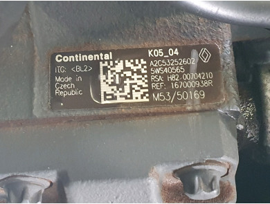 Engine type K9K636 - Renault MEGANE III PH.3 - U1-2419W