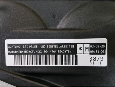 Engine type DKLD - Skoda FABIA III PH.2 - H1-2398L