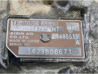 Gearbox type 5KHT - Opel ASTRA J PH.2 - W1-7826I