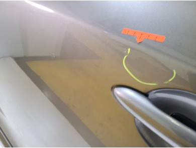 Porte arrière gauche - Renault MEGANE III PH.2 - Gris Fonce - 821012909R - R1-5413B