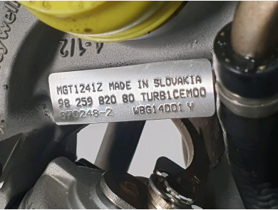 Engine type HN05-1627638180 - Peugeot 2008 I PH.2 - T1-2386W