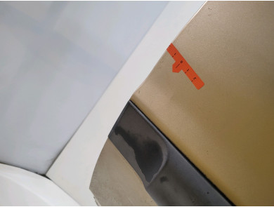 Rear left door - Citroen SAXO PH.1 - Beige Clair - 0000900672 - W1-7563R