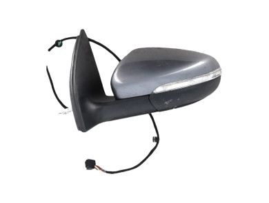 Left wing mirror - Volkswagen GOLF VI - Gris Fonce - 5K0857507AF9B9 - T2-2734P
