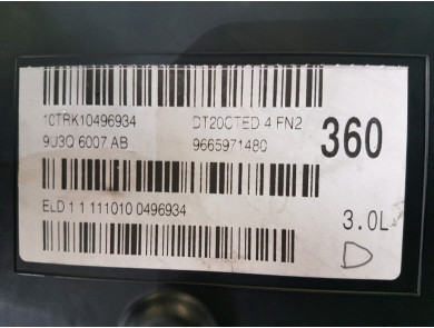 Moteur type X801 - Citroen C5 TOURER II - A1-2215N
