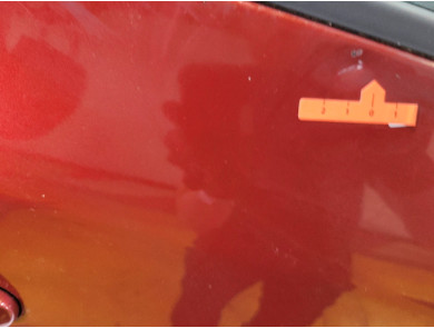 Porte arrière droite - Volkswagen TOURAN I PH.2 - Rouge Fonce - 1T0833056S - Q1-4748R
