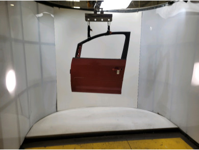 Left front door - Volkswagen TOURAN I PH.2 - Rouge Fonce - 1T0831055AB - A1-4490Z