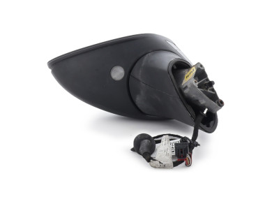 Left wing mirror - Porsche CAYENNE II PH.1 - Noir - 958731507019B9 - Y1-8448U
