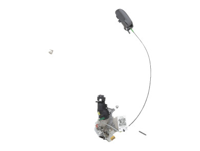 Left door lock - Peugeot 107 PH.1 - Blanc - 00009135T4 - F2-2242H