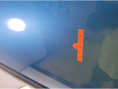 Left door (3-door models only) - Peugeot 107 PH.1 - Bleu Fonce - 1612543280 - Z0-9800C
