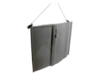 Right rear sliding door - Ford TRANSIT CUSTOM PH.2 - Gris Clair - 2690081 - M1-3462T