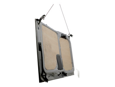 Porte latérale arrière droite - Ford TRANSIT CUSTOM PH.2 - Gris Clair - 2690081 - M1-3462T