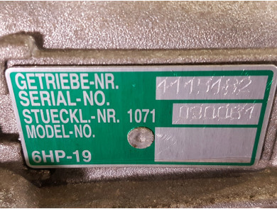 Gearbox type 24007601243 - BMW SERIE 3 V PH.2 - G1-8479H