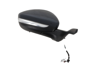 Right wing mirror - Peugeot 208 I PH.2 - Blanc - 1611240380 - P2-1832I