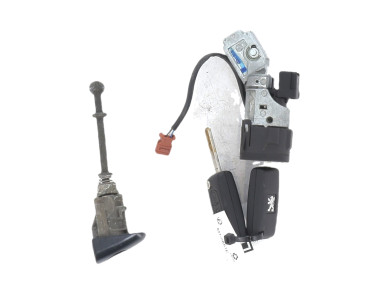 Steering lock and door key cylinders kit - Peugeot 407 - 4162FS - M1-0851E