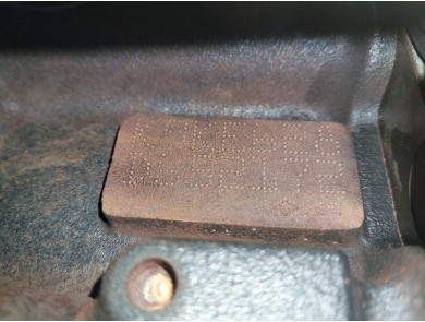 Engine type K9K628 - Renault KANGOO EXPRESS II PH.2 - B0-6765F