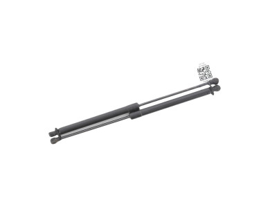 Trunk gas spring (x2) - Opel CORSA F PH.1 - Noir - 9831976680 - H1-6640X