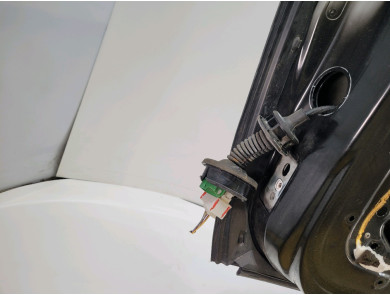 Right front door - Peugeot 207 - Noir - 9004X8 - F0-9458U