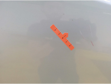 Right front door - Opel CORSA D PH.1 - Gris Clair - 93189329 - T1-2876J