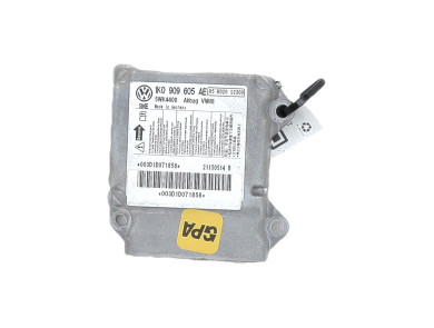 Airbag control unit - Volkswagen SCIROCCO III PH 2 - 1K0909605AE00G - R0-6312T