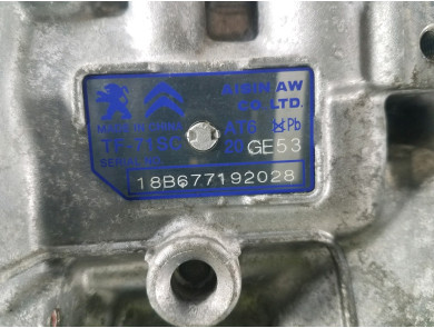 Gearbox type 20GE53 - Peugeot 3008 II PH.1 - L1-6085A