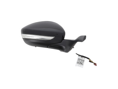 Right wing mirror - Peugeot 208 I PH.2 - Noir - 1611240380 - W1-7447J