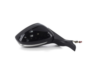Right wing mirror - Peugeot 208 I PH.2 - Noir - 1611240380 - W1-7447J