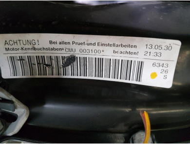 Engine type CMUA - Audi A5 I PH.2 - U1-5230U