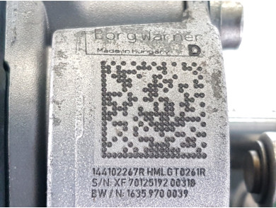 Engine type K9K876 - Renault CLIO V PH.1 - Q1-9316W