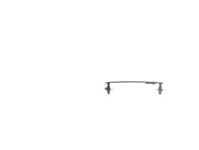 Front bumper reinforcement bar - Peugeot 3008 I PH.1 - Noir - 7104LE - H0-8610L