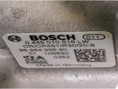 Engine type 9H06 - Peugeot 207 - K1-8700T